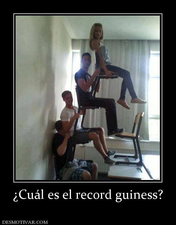 ¿Cuál es el record guiness?