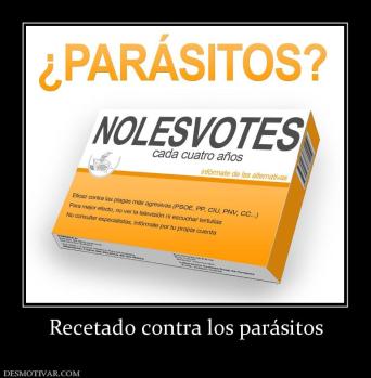 Recetado contra los parásitos