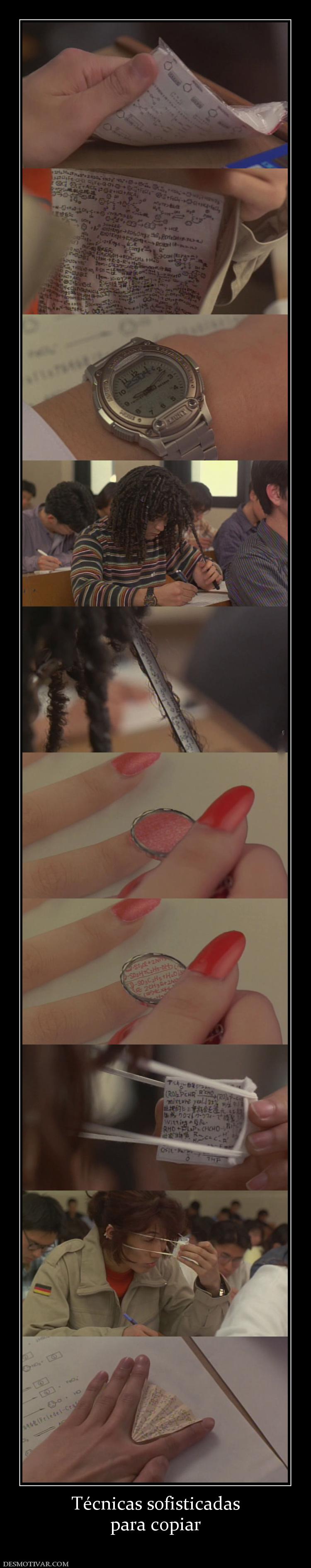 Técnicas sofisticadas para copiar