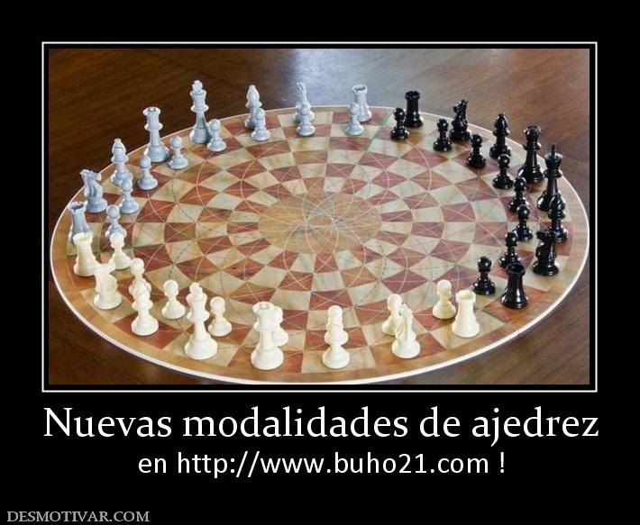 Nuevas modalidades de ajedrez en http://www.buho21.org !