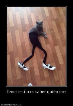 Tener estilo es saber quién eres
