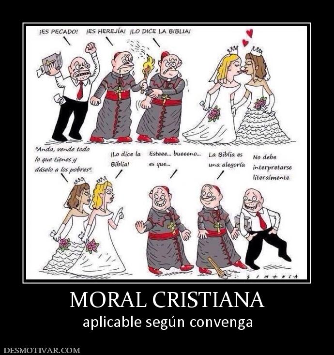 MORAL CRISTIANA aplicable según convenga