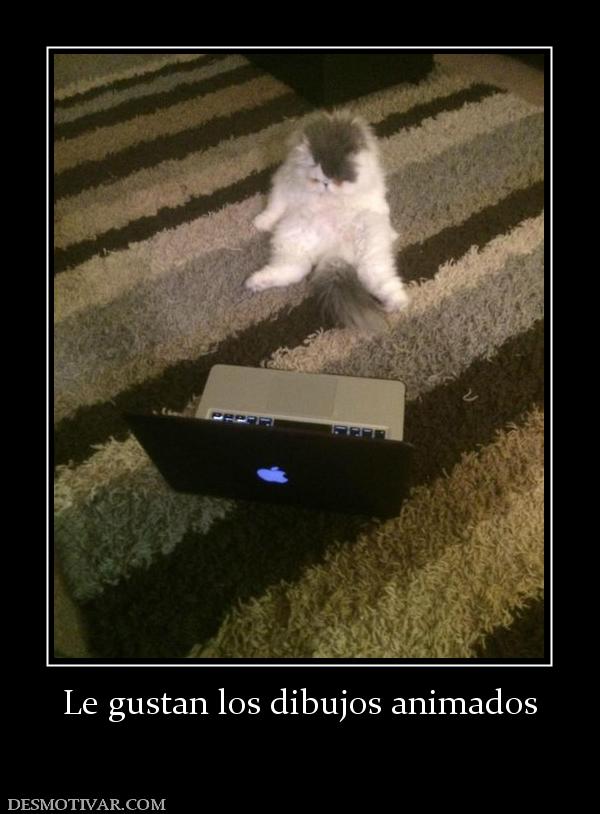 Le gustan los dibujos animados