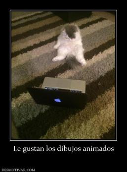 Le gustan los dibujos animados