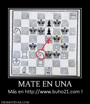 MATE EN UNA Más en http://www.buho21.com !