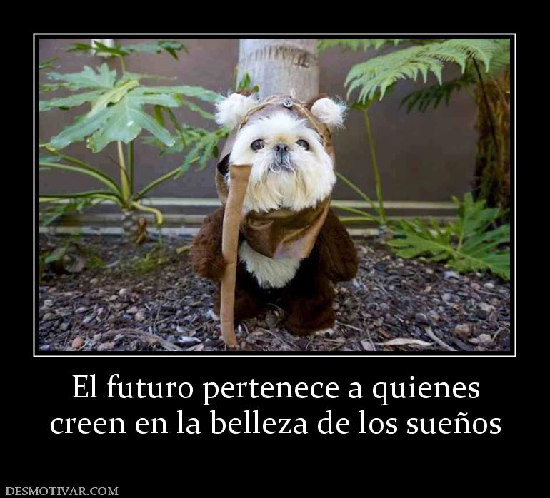 El futuro pertenece a quienes creen en la belleza de los sueños