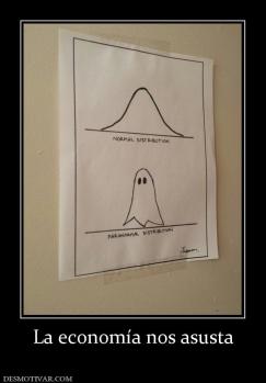 La economía nos asusta