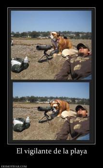 El vigilante de la playa