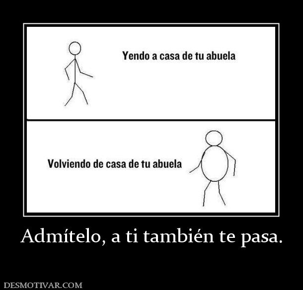 Admítelo, a ti también te pasa.