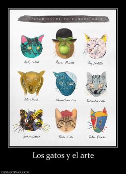 Los gatos y el arte