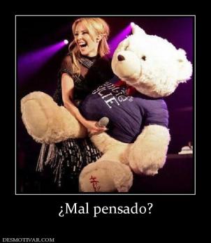 ¿Mal pensado?