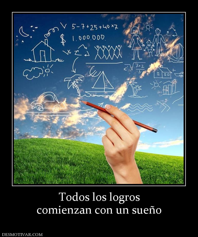 Todos los logros comienzan con un sueño