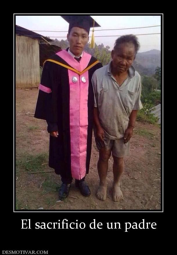 El sacrificio de un padre