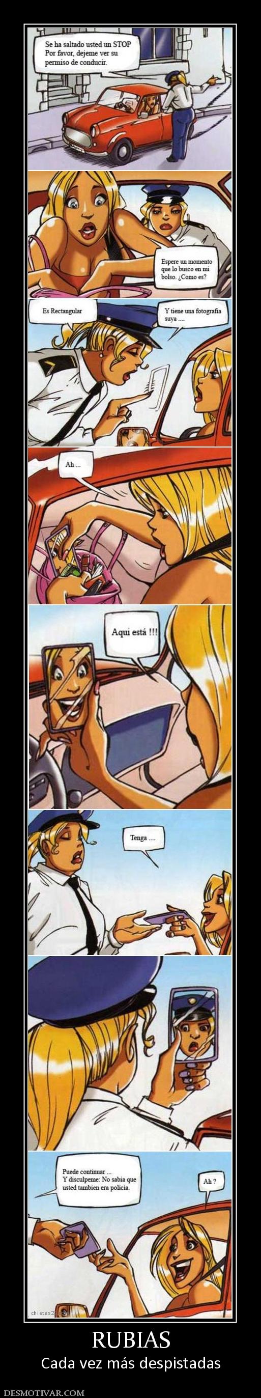 RUBIAS Cada vez más despistadas