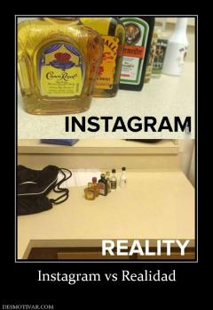 Instagram vs Realidad