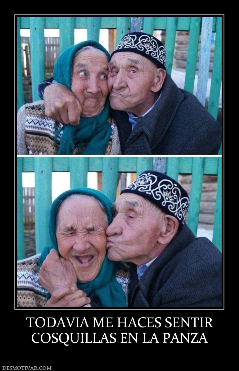 TODAVIA ME HACES SENTIR COSQUILLAS EN LA PANZA