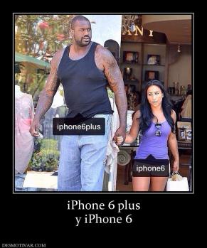 iPhone 6 plus y iPhone 6