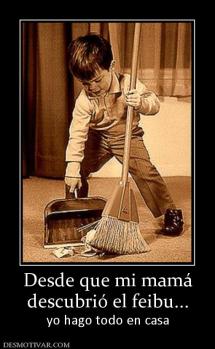 Desde que mi mamá descubrió el feibu... yo hago todo en casa