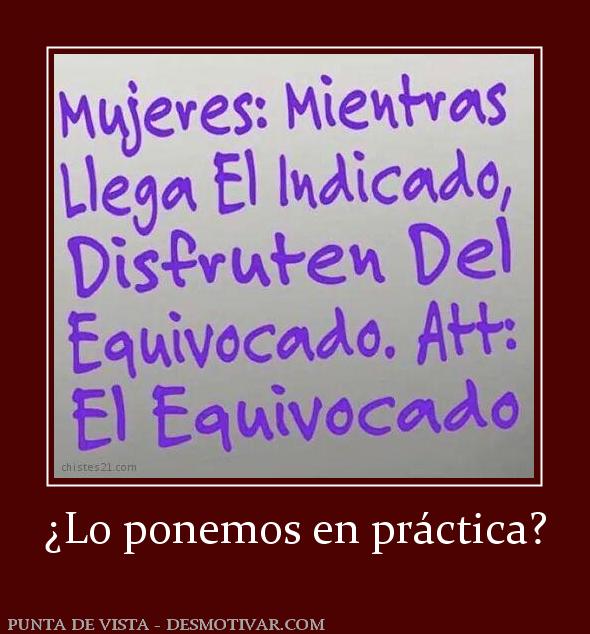 ¿Lo ponemos en práctica?