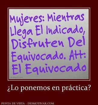 ¿Lo ponemos en práctica?