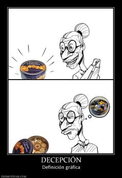 DECEPCIÓN Definición gráfica