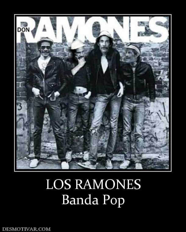 LOS RAMONES Banda Pop
