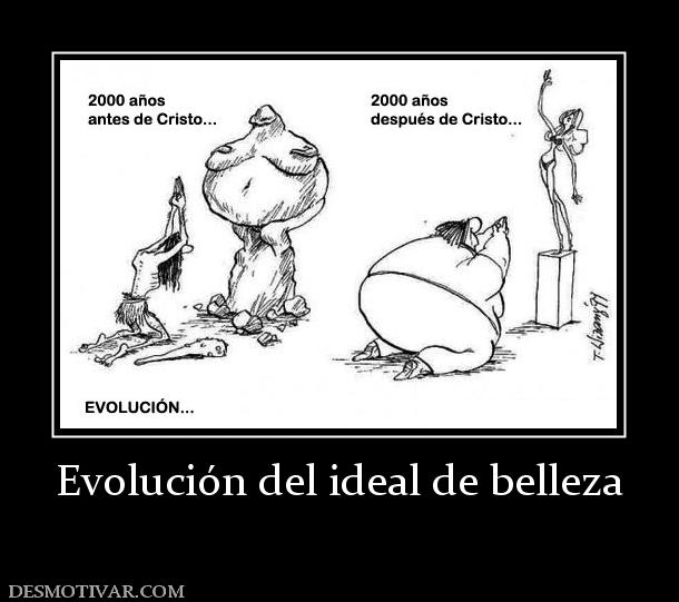 Evolución del ideal de belleza