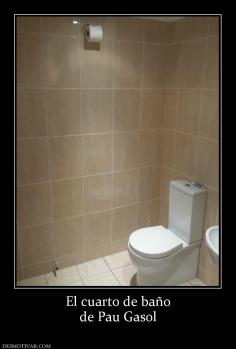 El cuarto de baño de Pau Gasol