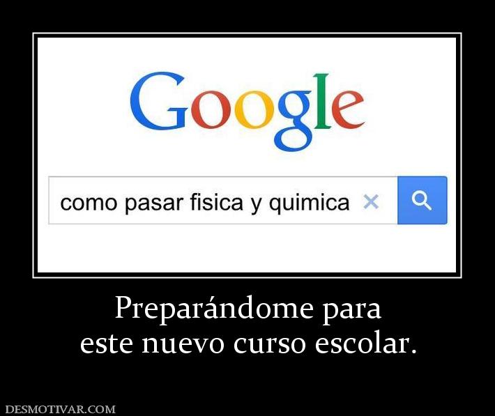 Preparándome para este nuevo curso escolar.