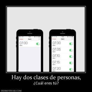Hay dos clases de personas, ¿Cuál eres tú?