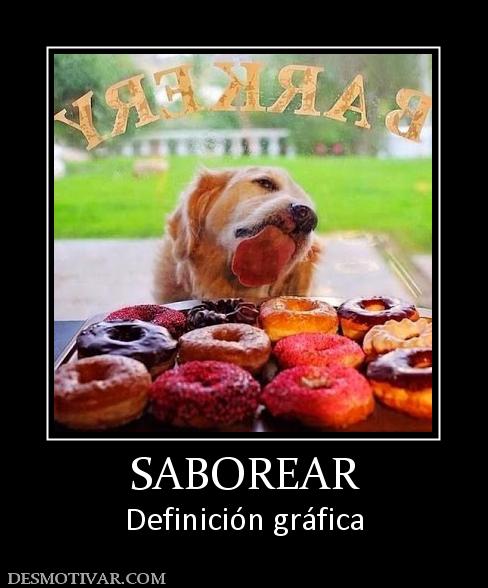 SABOREAR Definición gráfica