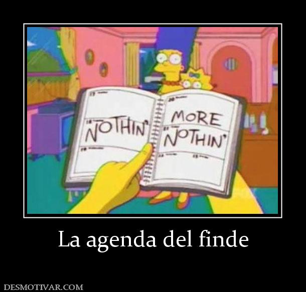 La agenda del finde