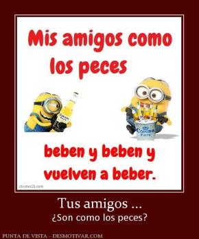 Tus amigos ... ¿Son como los peces?