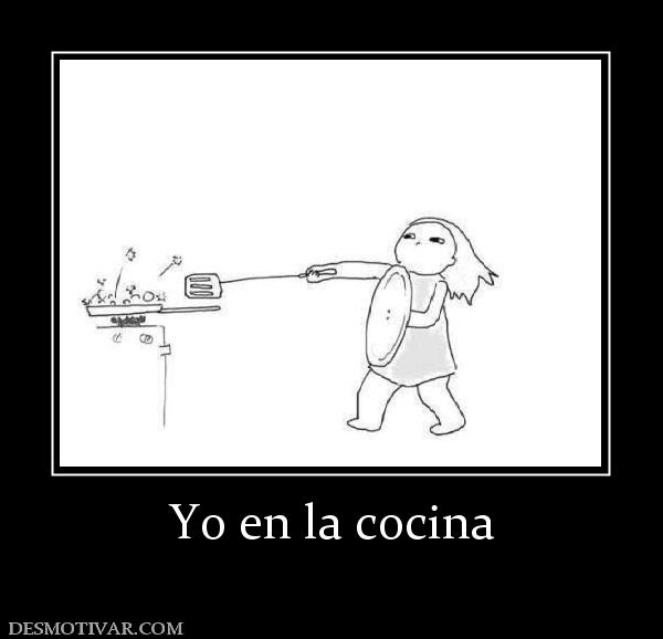 Yo en la cocina