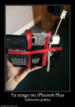 Ya tengo mi iPhone6 Plus Definición gráfica