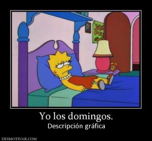 Yo los domingos. Descripción gráfica