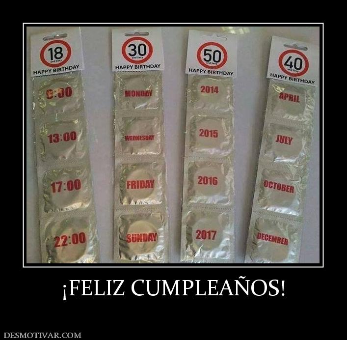 ¡FELIZ CUMPLEAÑOS!
