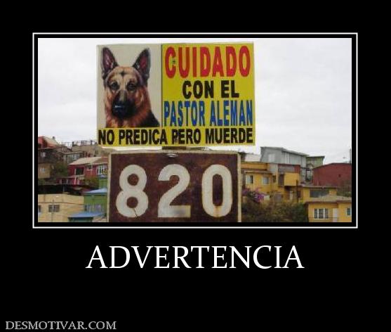 ADVERTENCIA