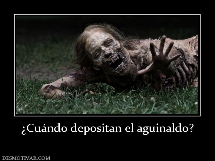 ¿Cuándo depositan el aguinaldo?