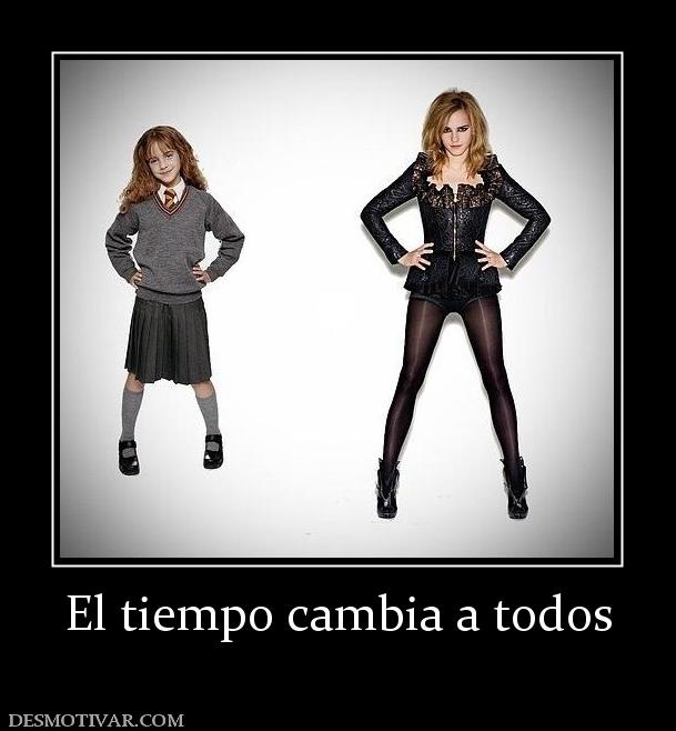 El tiempo cambia a todos