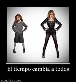 El tiempo cambia a todos