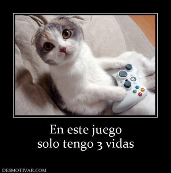 En este juego solo tengo 3 vidas