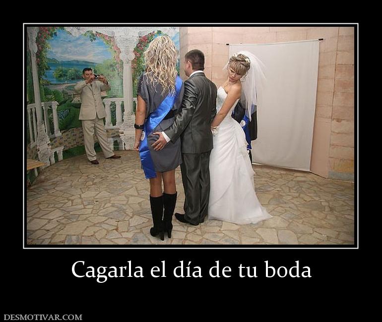 Cagarla el día de tu boda