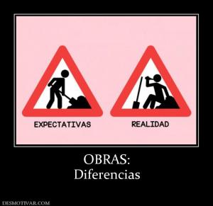 OBRAS: Diferencias