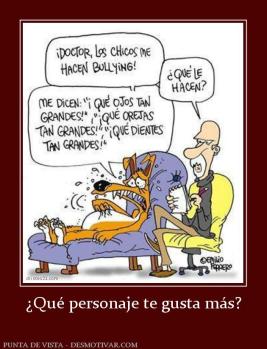 ¿Qué personaje te gusta más?