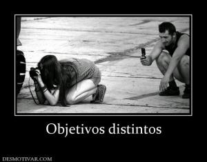 Objetivos distintos