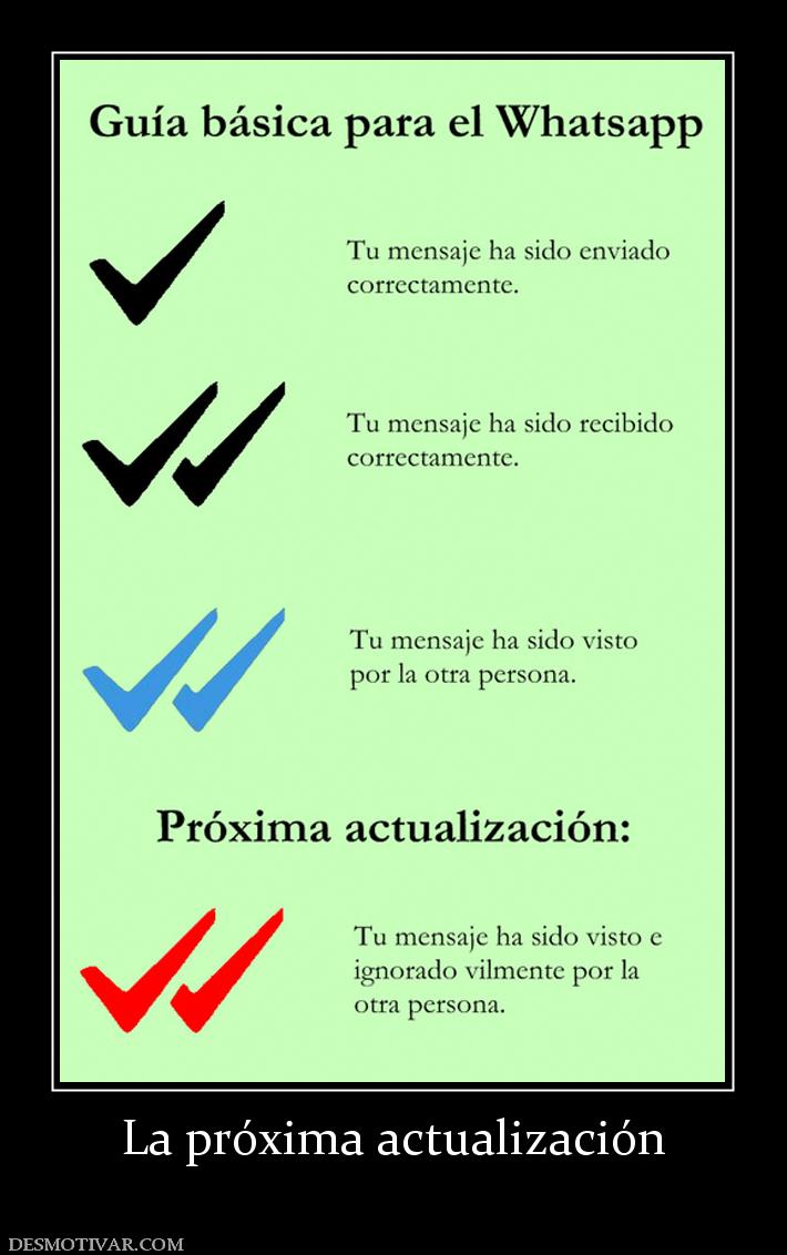 La próxima actualización