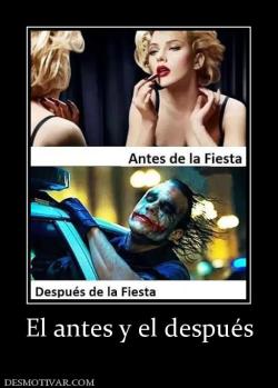 El antes y el después