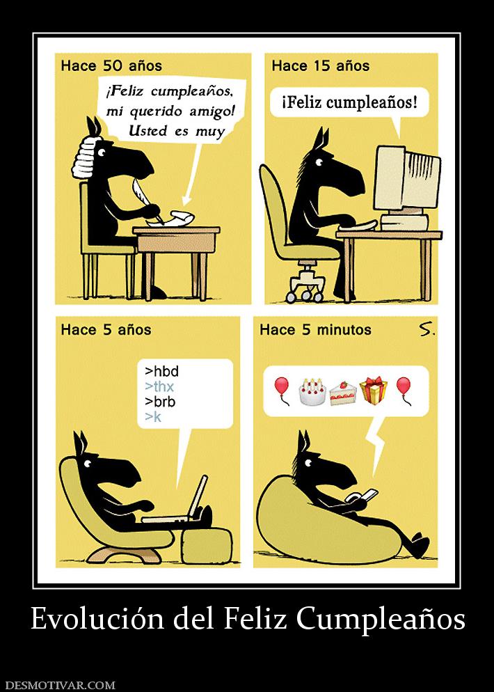 Evolución del Feliz Cumpleaños