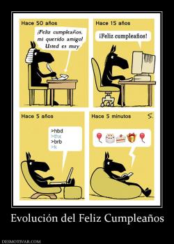 Evolución del Feliz Cumpleaños